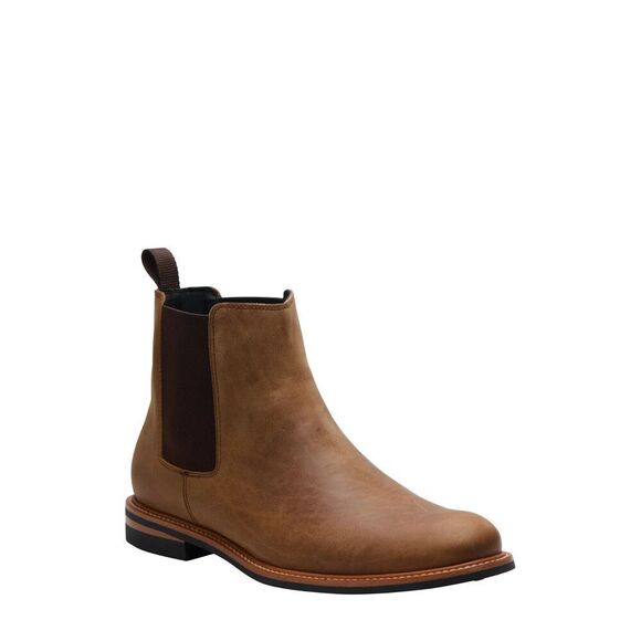 Nisolo Javier Boot Men's US 10.5 Brown Leather Casual Pull-On Chelsea ZPO341 - Picture 1 of 10